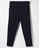 Doreme Sinker Knit Full Length Solid Colour Legging - Navy Blue