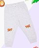 Pantaloons Baby Cotton Knit Baby Tiger Printed Joggers - Grey