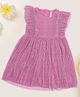 Pantaloons Junior Knit Sleeveless Shimmered Ribbed Dress - Sweet Dreams
