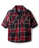 Noddy Full Sleeves Checked Jacket - Navy Blue