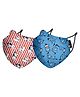 Nirvana Being Anti Pollution Mask Genie and 101 Dalmatians Medium Multicolour - Pack of 2