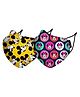 Nirvana Being Anti Pollution Mask Mickey and Minnie Medium Multicolour - Pack of 2