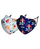 Nirvana Being Anti Pollution Mask Ariel and Disney Princesses Large Multicolour - Pack of 2