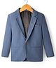 Rikidoos Full Sleeves Textured Blazer - Blue