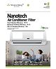 Nirvana Being Nanotech Without Carbon Split AC Filter for Wall Mounted Split AC (4 Sheet)