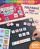 Intelliskills Spell-It Foldable Magnetic Board for Kids | 200+ Pictures Booklet | 72 Foam Letter Pieces | Alphabet & Spelling Learning Portable Toy | BIS Certified | Educator Recommended | For Gifting