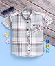 blushh berry Cotton Blend Woven Half Sleeves Checked Shirt - Multi Colour