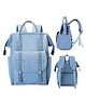 OBABY Baby Diaper Bag Spacious Multi-pocket Diaper Backpack - Sky Blue