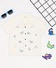 Pantaloons Baby Cotton Woven Half Sleeves Sea Life Embroidered Shirt - Off White