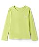 Kookie Kids Single Jersey Knit Full Sleeves T-Shirt with Small HD Print - Lime Green