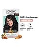 Streax Cream Hair Colour with No Ammonia   - Black Brown 140ml