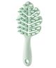 Leaf Shaped Detangling Hair Brush For Wet & Dry Hair - Mint Green