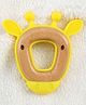 Babyhug Giraffe Shape Wooden & Silicone Baby Teether| BPA-Free| Easy to Hold| Natural Teething Toy for Infants| Soothes Teething Gums| Gifting Option for 3+ Months Babies