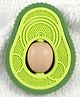 Babyhug Avocado Shape Wooden & Silicone Baby Teether| BPA-Free| Easy to Hold| Natural Teething Toy for Infants| Soothes Teething Gums| Gifting Option for 3+ Months Babies