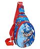 New Pinch Cartoon Crossbody Sling Bag for Boys (1 pcs) Portable Shoulder Bag with Adjustable Strap for Commuting Cartoon Travel Outdoor Activities Cycling Sling Bag blue