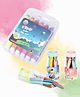 Skoolster Stamp Watercolor Pens Wax Crayons Kids Art Combo Set Washable Non-Toxic Markers & Crayons for Drawing DIY School Crafts - Multicolor