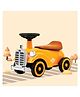 R for Rabbit Speedster Royal Ride on Car with LED Light & Horn - Orange & Brown