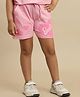 Kidsville Knit Mattel Featuring Barbie Text Printed Shorts - Pink