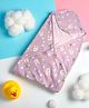 Safe n Cute  100%organic muslin cotton hooded swaddler/wrapper/sheet for newborn (0 to 6 months)