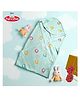 Safe n Cute  100%organic muslin cotton hooded swaddler/wrapper/sheet for newborn (0 to 6 months)