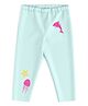 Nautinati Cotton Lycra Knit Sea Life Printed Leggings - Mint