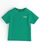 Nautinati Cotton Knit Disney Mickey & Friends Featuring Half Sleeves On The Road Text Back Printed Tee - Dark Green