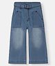 Nautinati Knit Mild Washed Jeans - Blue