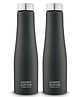 Sanjeev Kapoor By Classic Essentials Stainless Steel Water Bottle for Fridge,School,Home,Office 1000 ml Bottle (Pack of 2, Black, Steel)