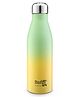 Sanjeev Kapoor Classic Essentials Stainless Steel Agua Water Bottle For Sports, School, Home, Office, Travel 1000 ml Bottle (Pack of 1, Green, Yellow, Steel)