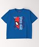 Nautinati Cotton Knit Marvel Featuring Half Sleeves Spider Man Printed Tee - Blue