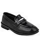 MLTC Checked Textured Moccasins - Black