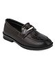 MLTC Checked Textured Moccasins - Brown