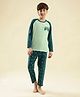Lil Tomatoes Cotton Knit Full Sleeves Gaming Remote Printed Night Suit Set - Light Green