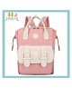 Fareto Premium Quality Diaper Bag for Mother Multipurpose Stylish Diaper Backpack - Pink