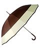 Little Surprise Box Colour Blocked Umbrella - Brown