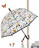 Little Surprise Box Contruction Theme Vehicles Printed Transparent Umbrella - Black