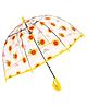 Little Surprise Box Floral Printed Transparent Umbrella - Yellow