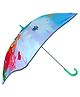 Little Surprise Box Cute Monsters Printed Umbrella - Blue
