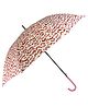 Little Surprise Box Leaves Printed Umbrella - Pink