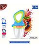 Bubble Trouble Silicone Food/Fruit Nibbler with Extra Mesh, Soft Pacifier/Feeder, Teether for Infant Baby, Infant, Elegant Blue, BPA Free - Pack of 1 ((Colour May Vary)