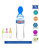 Bubble Trouble Feeding Spoon with Squeezy Food Grade Silicone Feeder Bottle, for Infant Baby, 90ml - Pack of 1 (Colour May Vary)