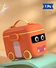 Bubble Trouble Baby Milk Powder Dispenser, Kids Milk Powder Storage Container - 180g Orange