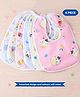 Bubble Trouble Waterproof Feeding Bibs with Snap Button Closure Print Pack of 6- Multicolour