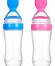 Bubble Trouble Squeezy Silicone Food Feeder Pack of 2 - (Colour May Vary)