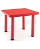 Hop N Play Square Activity Table for Kids  Bright, Durable & Child-Safe  Ideal for Study, Play & Art - Red