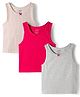 Pine Kids Knit Sleeveless Vests With Polka Dots Print Pack Of 3 (Colour May Vary)