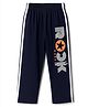 Taeko Single Jersey Knit Full Length Lounge Pant With Rock Print - Navy Blue
