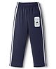 Taeko Single Jersey Knit Full Length Track Pant With Number Print - Navy Blue