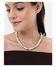 Mansiyaorange Pastel Multicolor Pearl Necklace for Women | Lightweight Beaded Jewelry with Adjustable Chain | Elegant Daily Wear Accessory