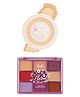 Glam21 Floral Hues 9-in-1 Eyeshadow Palette-Tulip,7.2g & Forever Matte Compact-Ivory,9g